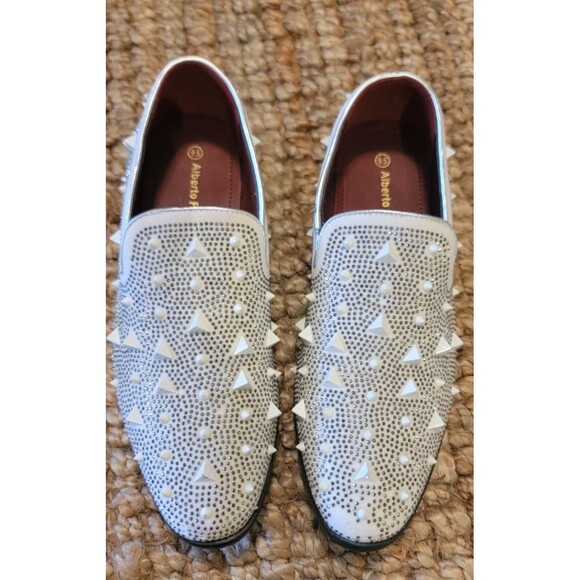 Alberto Fellini SPK24 Men Formal Slip-on Tuxedo Shoes Spiked Fashion 9.5 w box main image 4